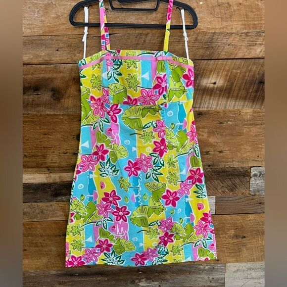 Courtenay floral/seashore adj spaghetti strap summer dress - Picture 4 of 13